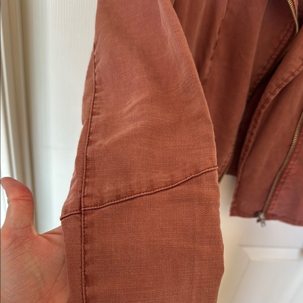 Level 99 Rust Color Moto Jacket - Picture 6 of 7